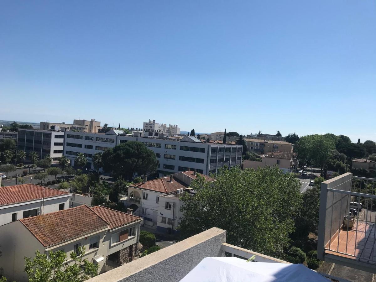 Bel Appartement Avec Vue Et Parking Prive Безие Екстериор снимка